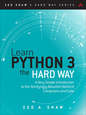 cover image of Learn Python 3 the Hard Way